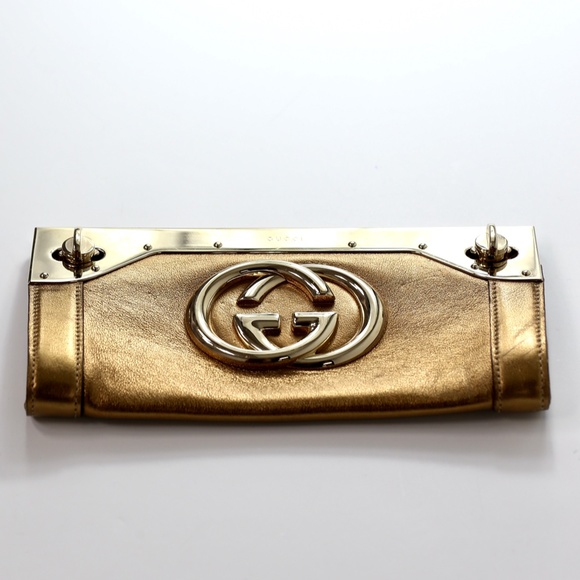 Gucci Gold Clutch - Picture 3 of 9